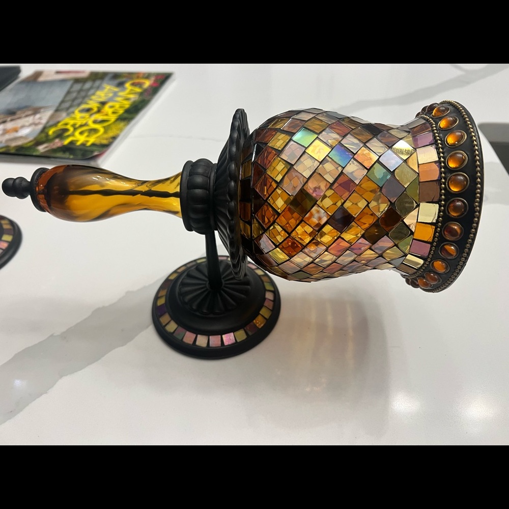 Partlylite wall candleholders